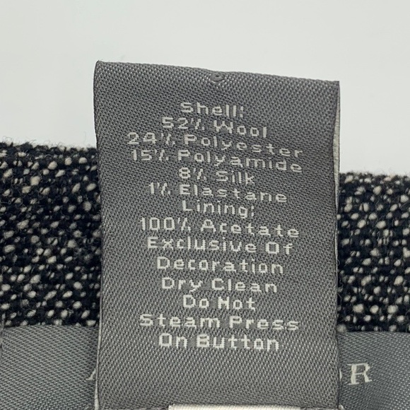 Ann Taylor Tweed Wool / Silk Blend Pencil Skirt Size 4P - Picture 7 of 14